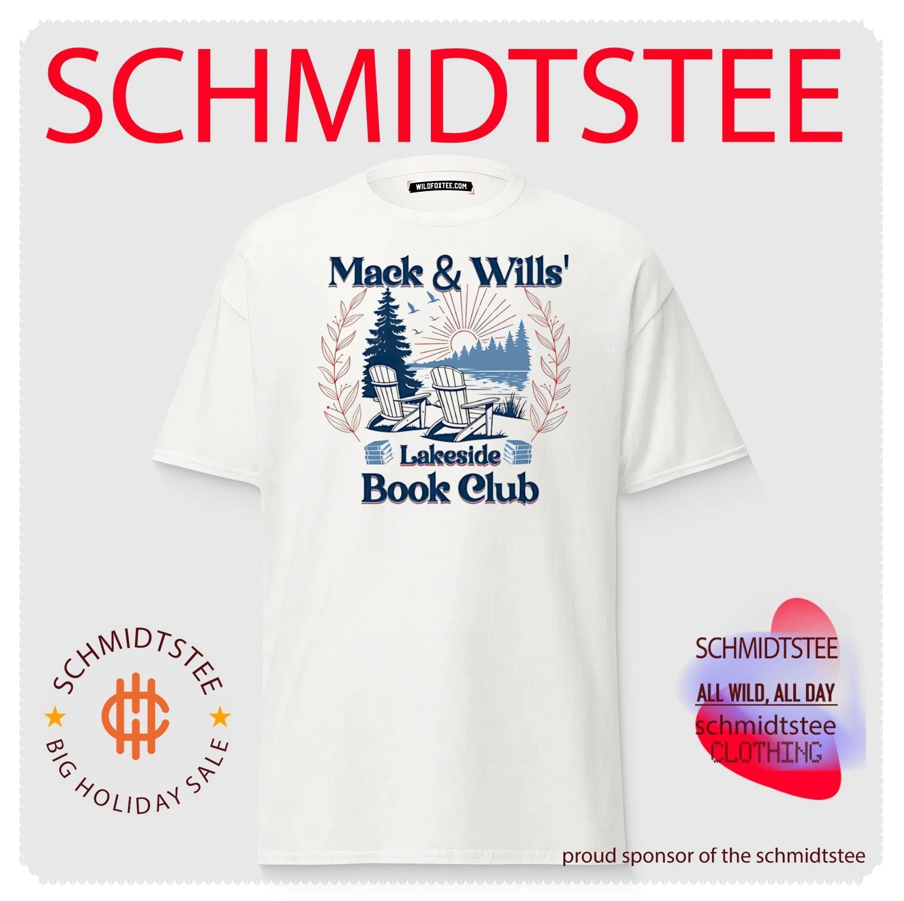 Mack & Wills’ Lakeside Book Club shirt