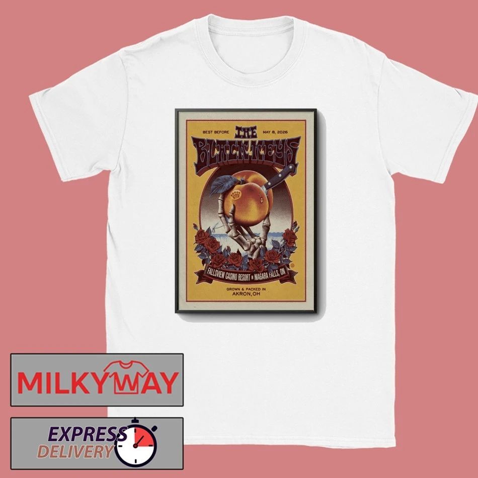 The Black Keys Niagara Falls Tour On May 8 2026 Poster shirt