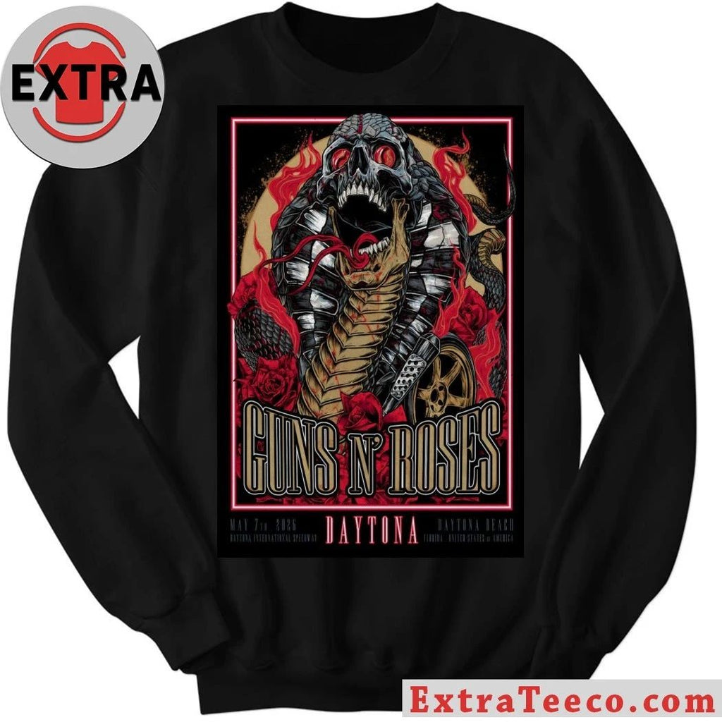 Guns N’ Roses 5 7 2026 Daytona Beach FL Poster Shirt