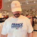France Allez Les Bleus football illustration shirt