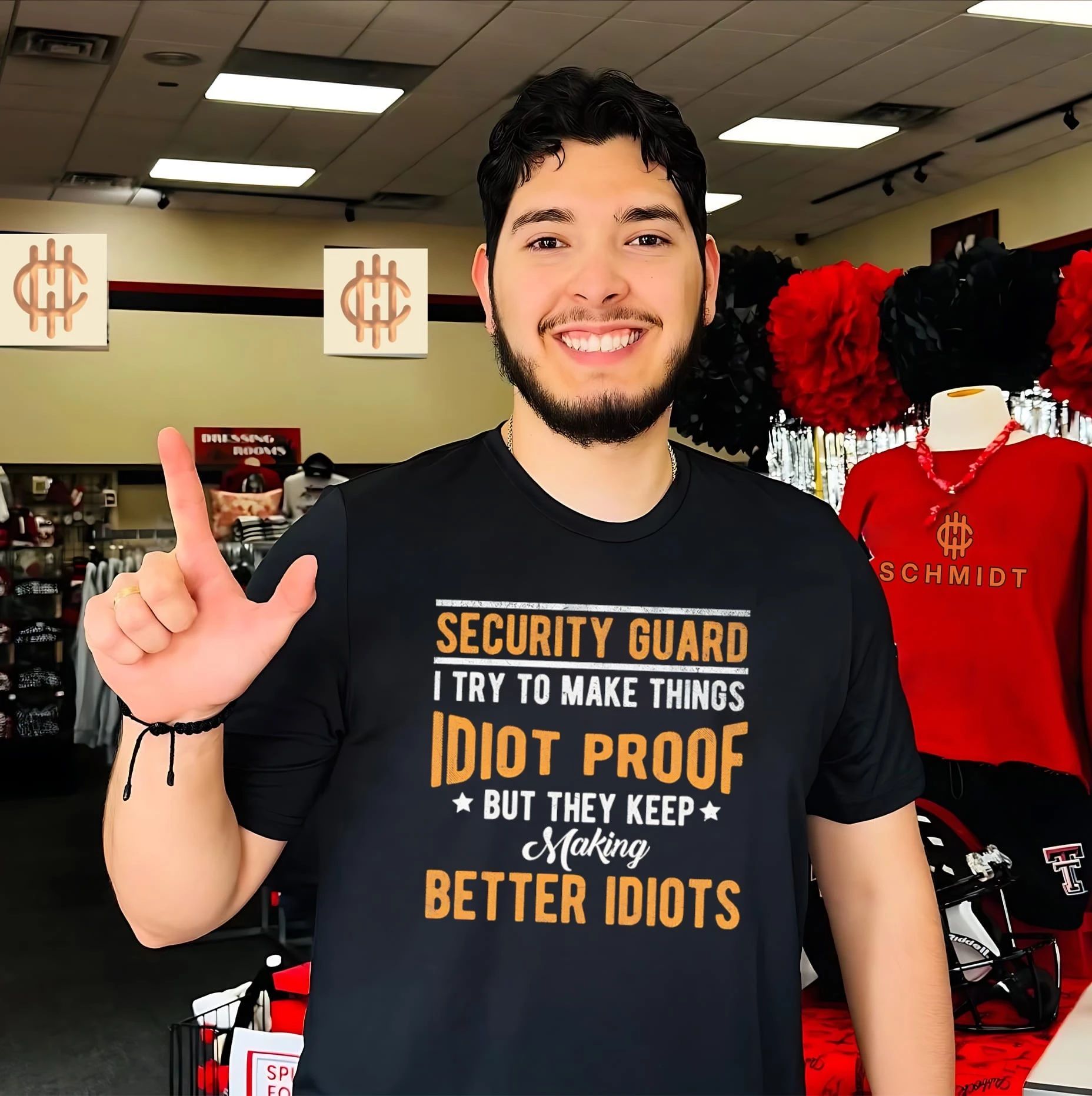 Security guard I try to make things idiot proof but they keep making better idiots shirt