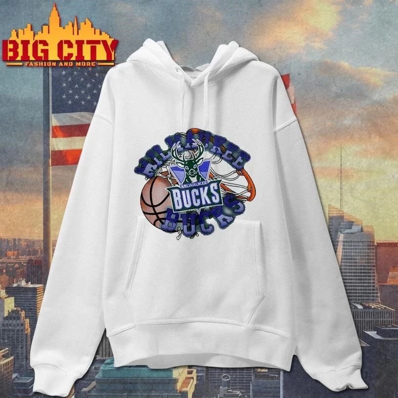 Milwaukee Bucks basketball graphic shirt