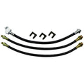 1965-66 Ford Mustang – Front Disc Brakes Rear Drum Hose 6 pc Kit