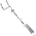 2011-2014 Ford F-150 3.5L 157in WB Pair of Exhaust Catalytic w/ Resonator Flex Pipes & Muffler Kit – EPA Approved