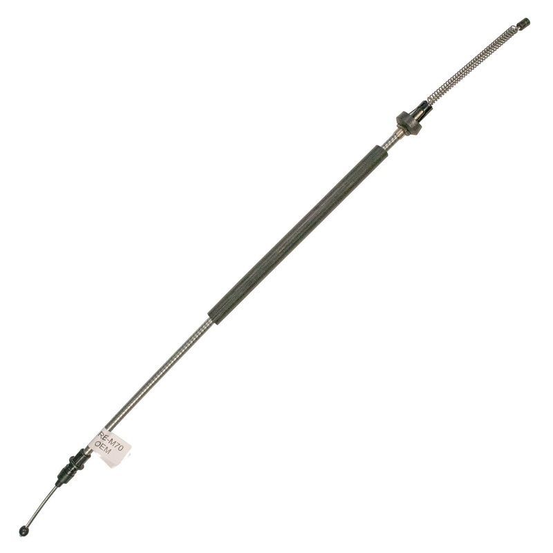 1970 Mercury Cougar Rear Parking Brake Cable, Short, Stainless