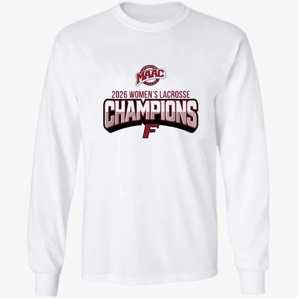 Fairfield University MAAC Women’s Lacrosse Champions 2026 logo Shirt