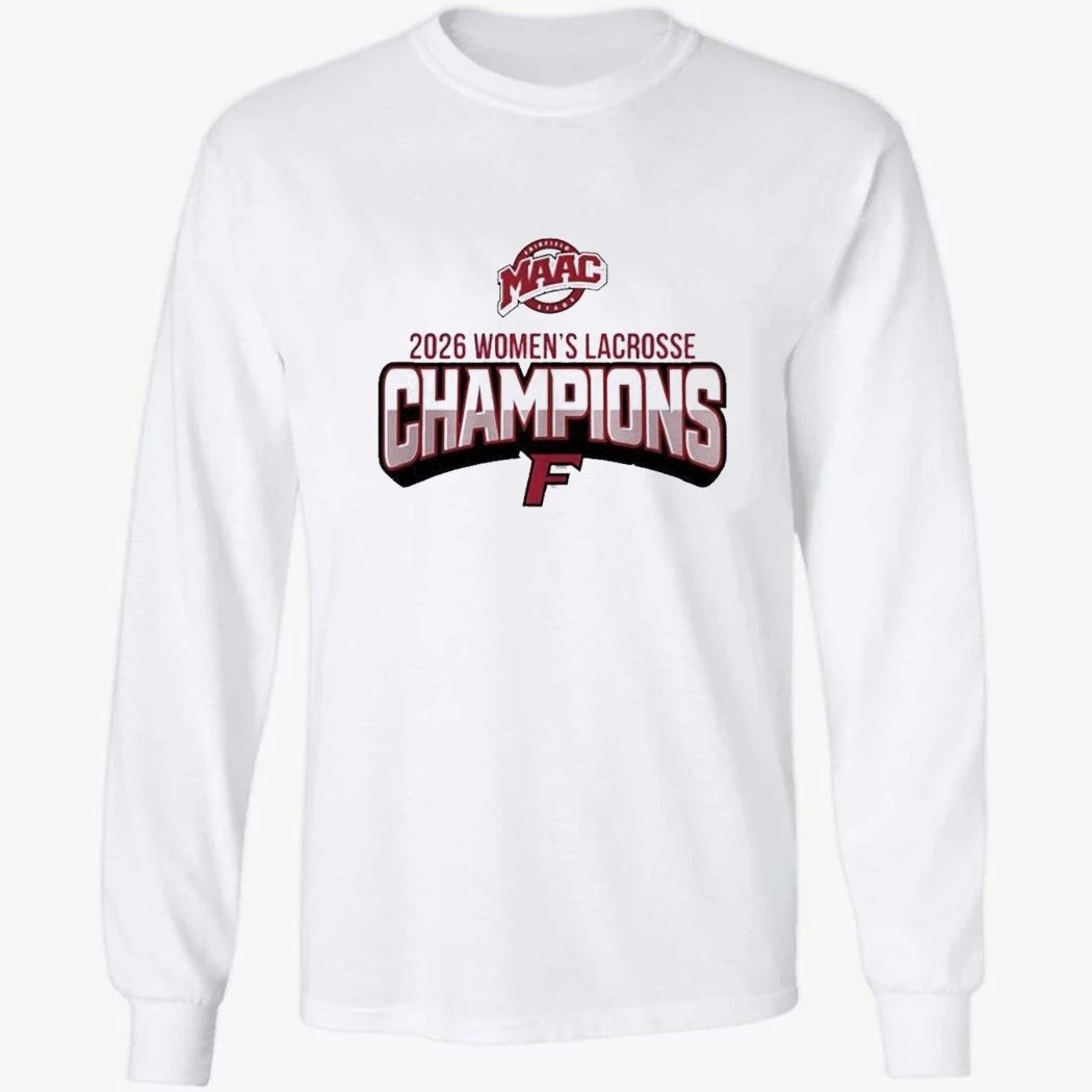 Fairfield University MAAC Women’s Lacrosse Champions 2026 logo Shirt