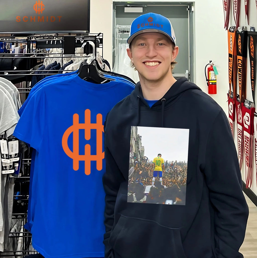 Neymar Jr facing crowd portrait shirt