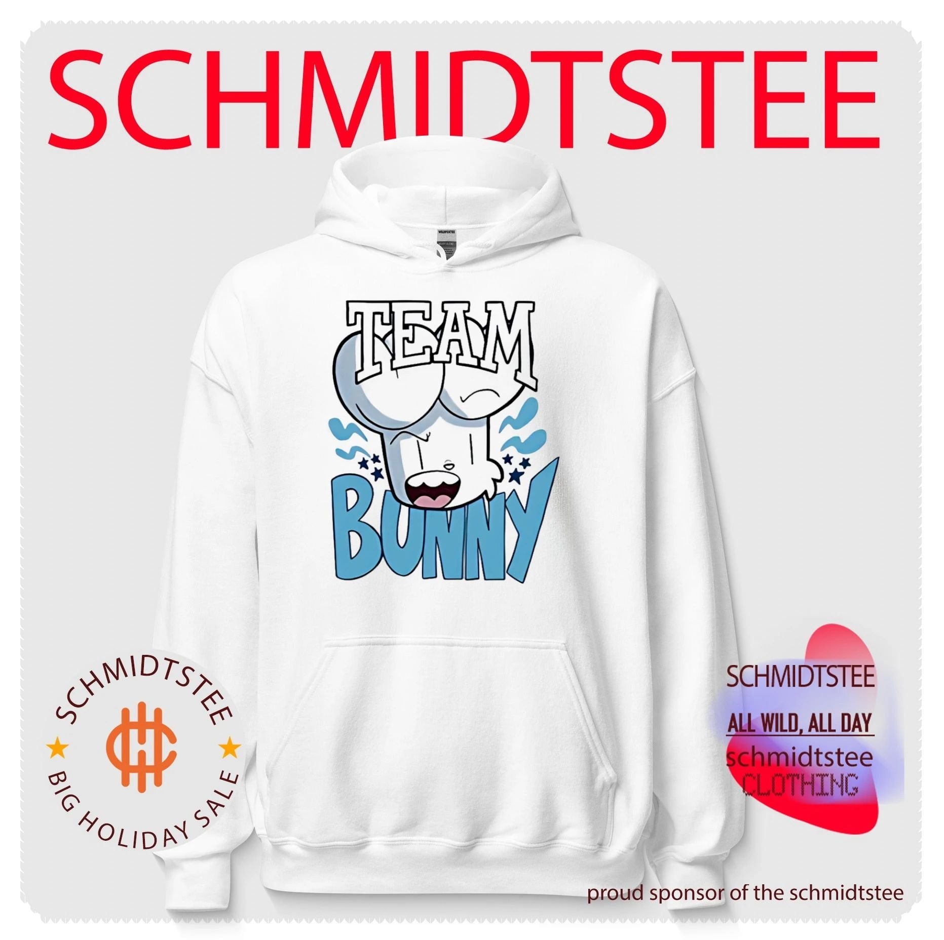 Bunny vs Monkey team Bunny graphic shirt
