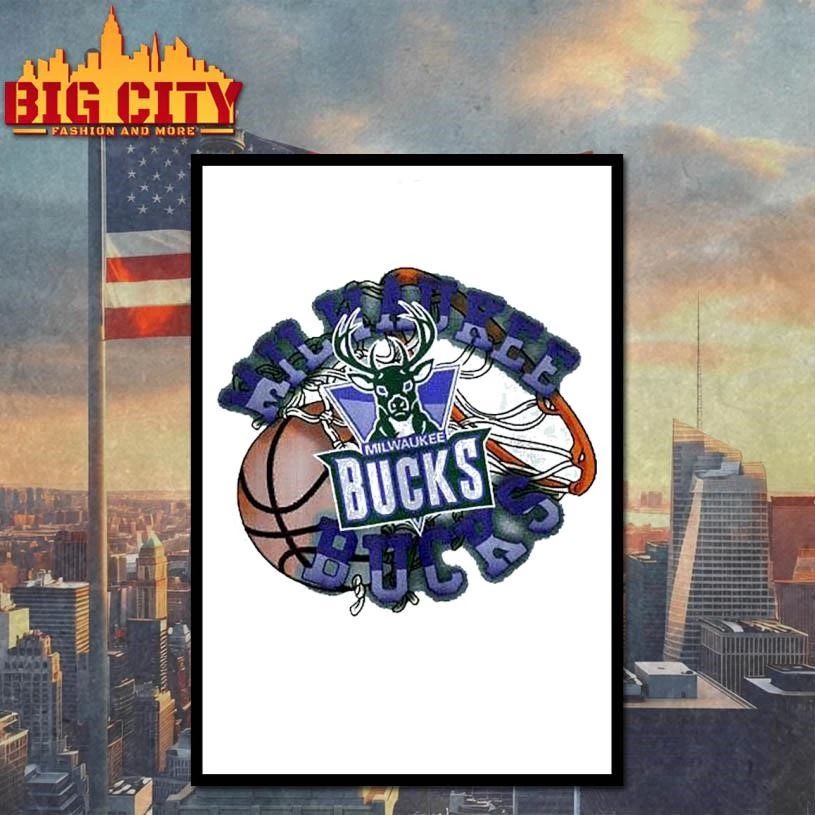 Milwaukee Bucks basketball graphic shirt