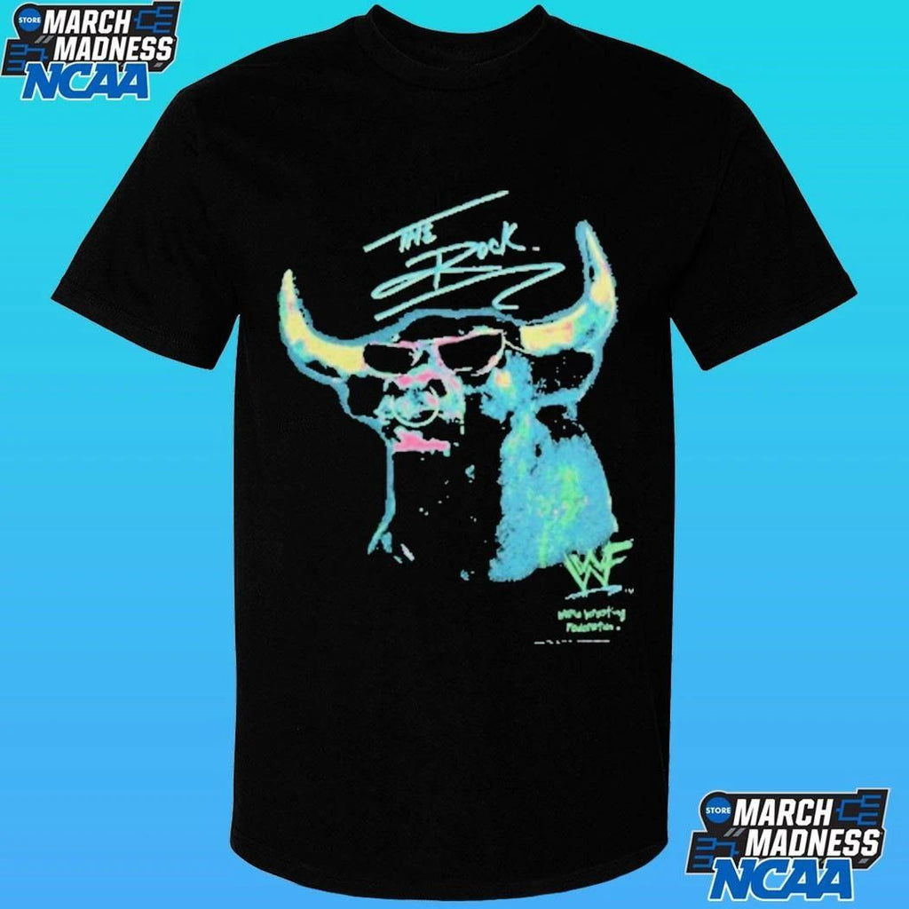 Wyco Vintage 1999 The Rock Wwf Brahma Bull Shirt