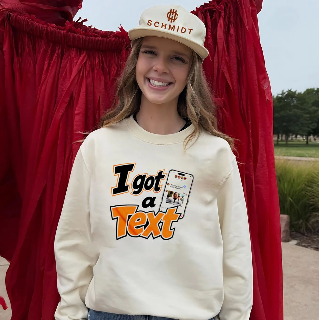 I GOT A TEXT Cincinnati TD shirt