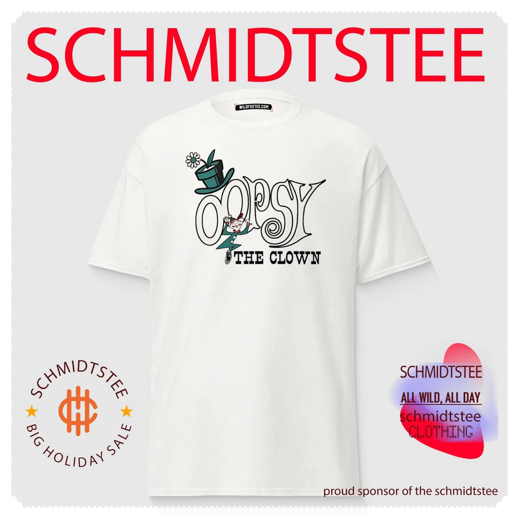 Oopsy the clown graphic shirt