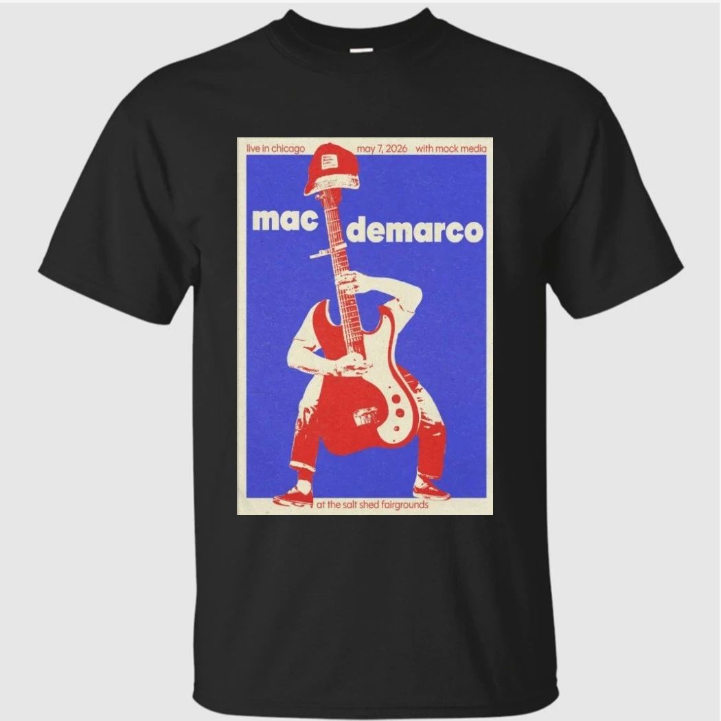 Mac Demarco May 7 2026 The Salt Shed, Chicago IL Poster Shirt