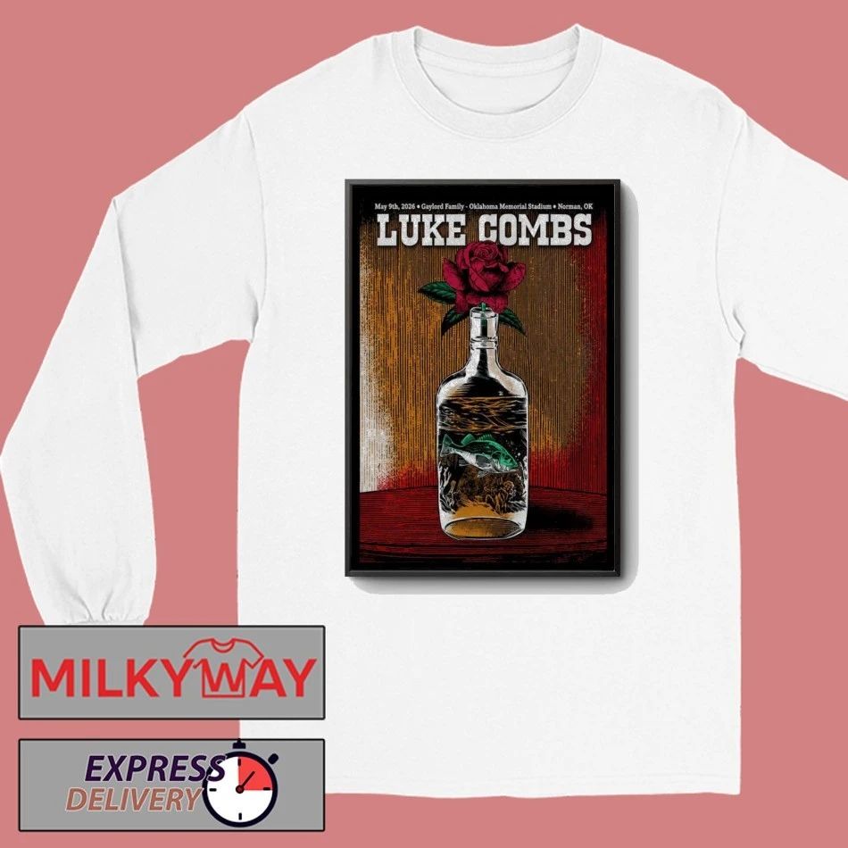 TOUR Luke Combs May 9 2026 Norman OK Poster shirt