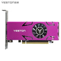 Yeston Radeon RX 550 4GB GDDR5 1183MHz 512processors PCIExpress 3.0 video cards DirectX12 Double slot 4*HDMI compatible Half height graphics card of Desktop