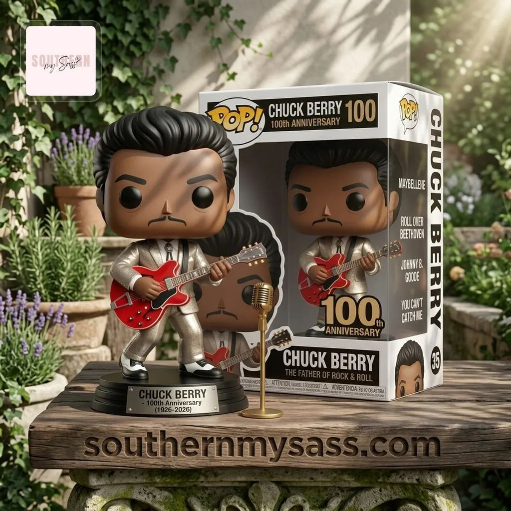 Chuck Berry 100th Anniversary Rock and Roll Legend Funko Pop Figure Doll