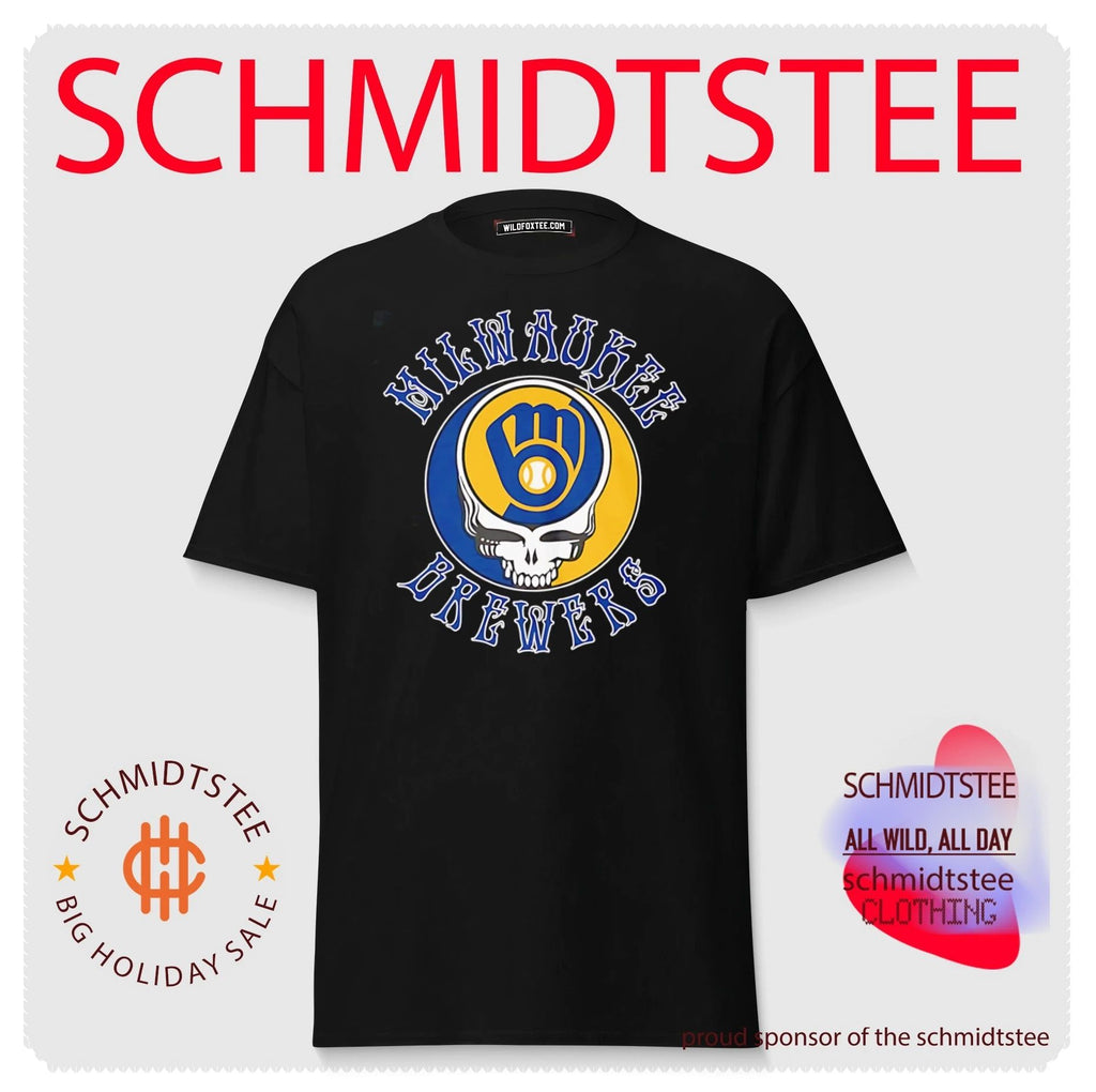 Milwaukee Brewers x Grateful Dead logo shirt