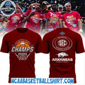Arkansas Razorbacks Men’s Basketball 2026 SEC Tournament Champions Locker Room T-Shirt