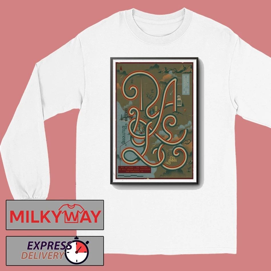 RAYE May 10, 2026 The Theater at Bill Graham Civic Auditorium in San Francisco, CA Poster shirt