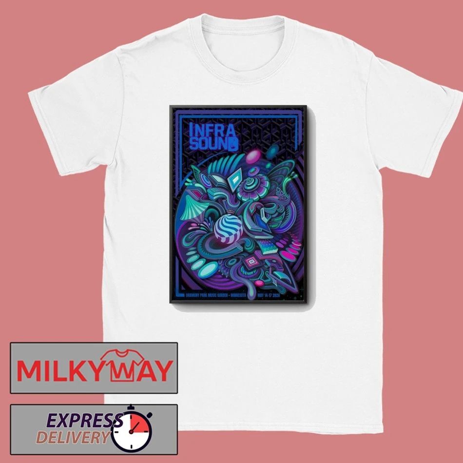 Infrasound Clarks Grove MN 5 14-5 17 2026 Poster shirt