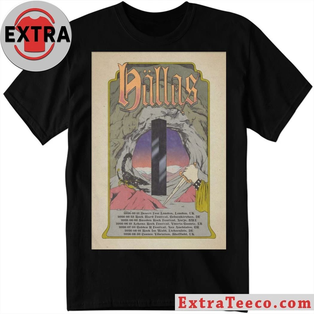 Hällas Festival 2026 Summer Poster Shirt