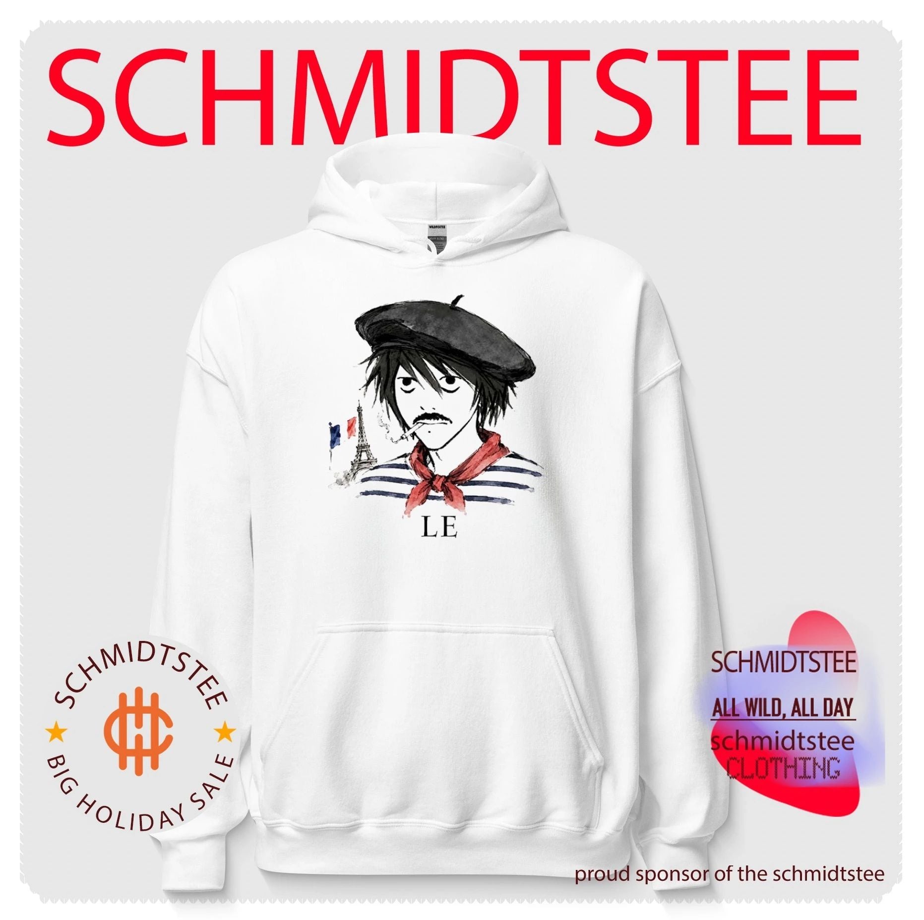 LE D Note L Death Note Paris Eiffel Tower French Style shirt