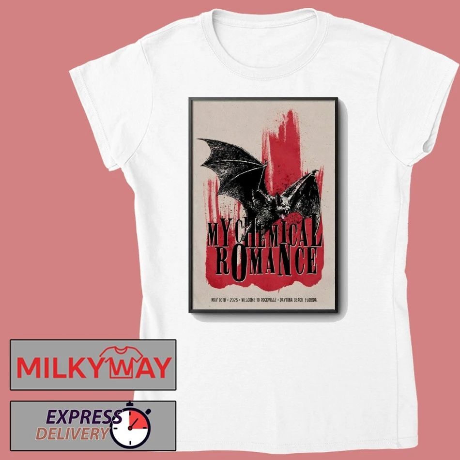 My Chemical Romance May 10 2026 Daytona International Speedway, Daytona Beach FL Poster shirt