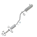 2012-2013 Kia Soul 2.0L Exhaust Pipe, Resonator and Muffler