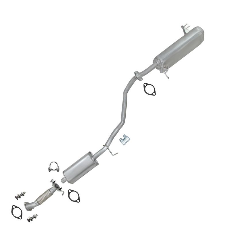 2012-2013 Kia Soul 2.0L Exhaust Pipe, Resonator and Muffler