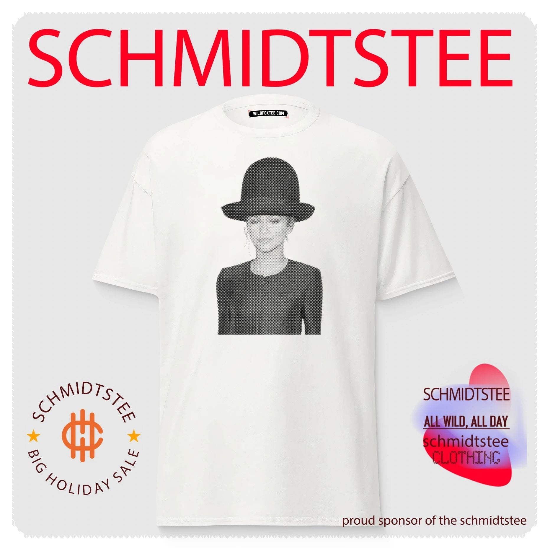 Zendaya Halftone The Hat Portrait Celebrity shirt