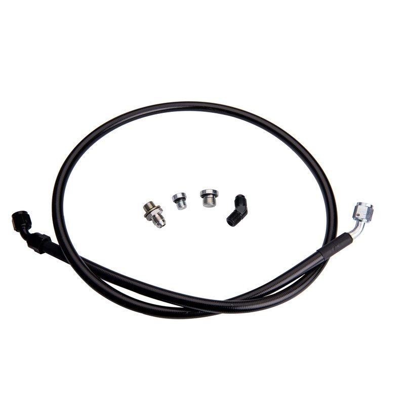 Remote Turbo Oil Feed Line Kit for 2001-2016 Duramax with 1/4 NPT Turbo Oil Inlet (s300/s400) 2001-2016 GM 2500/3500 Fleece Performance