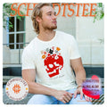 Skull life and death graphic shirt