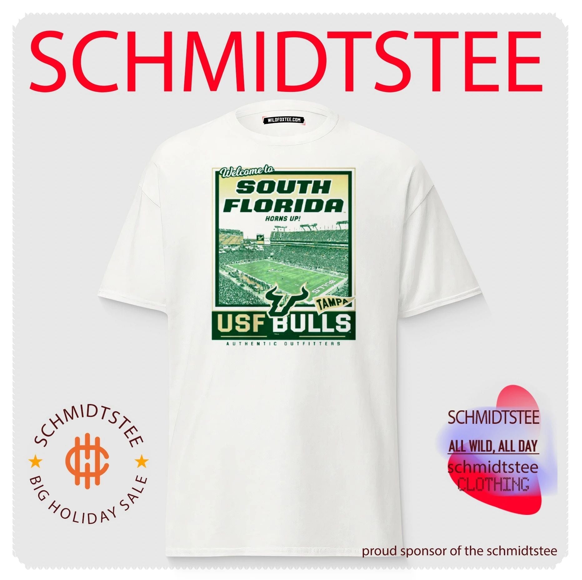 South Florida Bulls Welcome to Tampa Horns Up Authentic Outfitters shirt