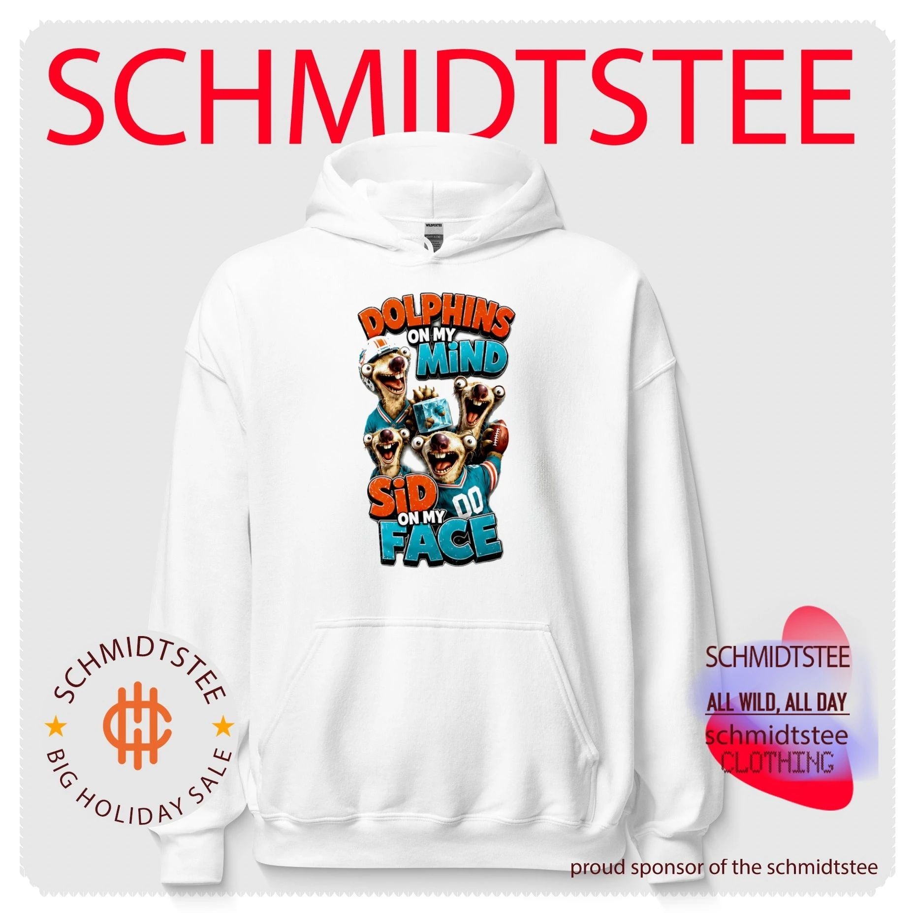 Miami Dolphins on my Mind Sid On My Face shirt