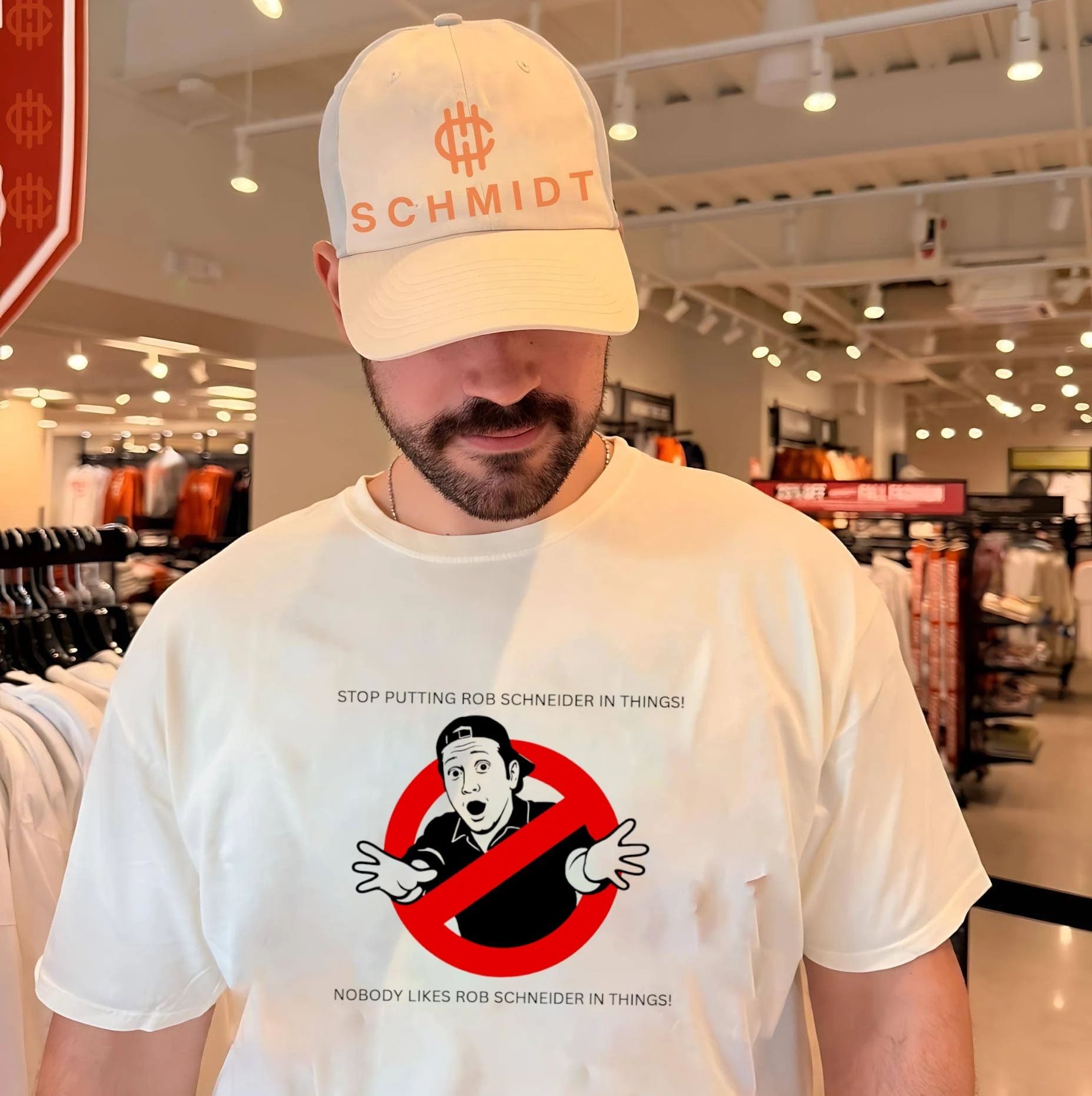 Rob Schneider Stop Putting Him in Things Meme shirt