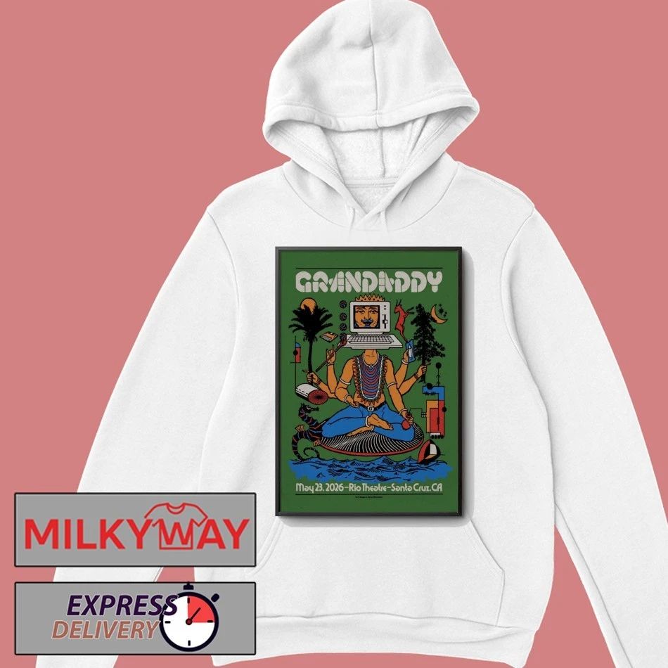 Grandaddy Poster May 23 2026 Rio Theatre – Santa Cruz, CA TOUR shirt