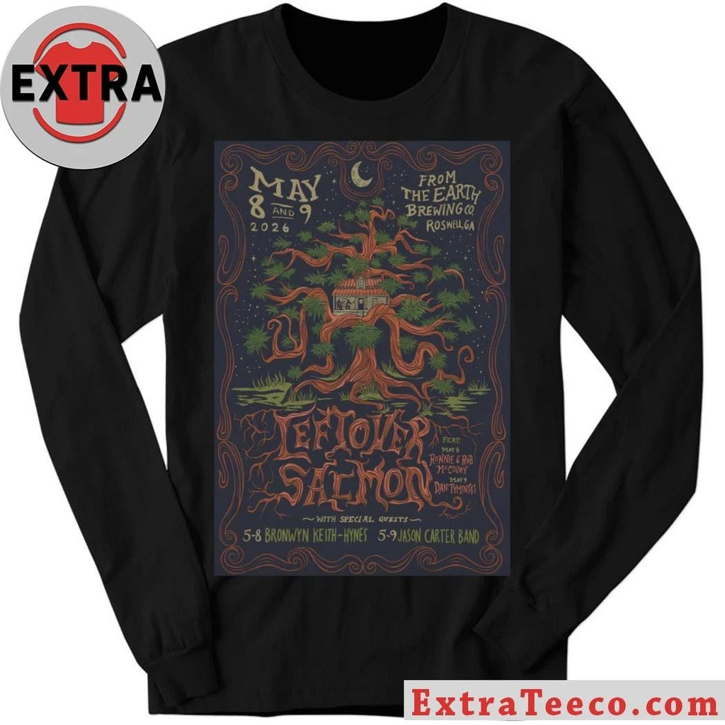 Leftover Salmon In Roswell GA On May 8-9 2026 Tour Poster Shirt