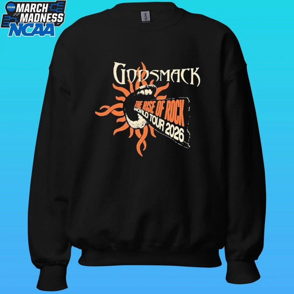 Godsmack The Rise Of Rock Admat Itin World Tour 2026 Shirt