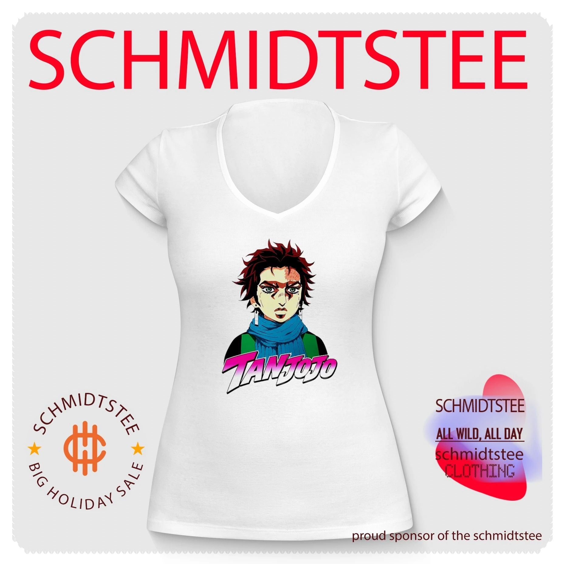 TanJoJo Tanjiro Kamado JoJo’s Bizarre Adventure Mashup shirt