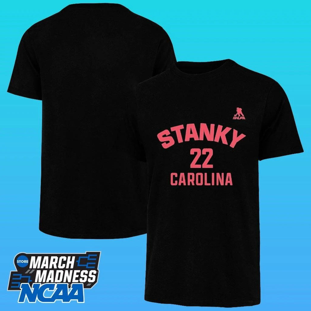 Logan Stankoven Carolina Name & Number Shirt