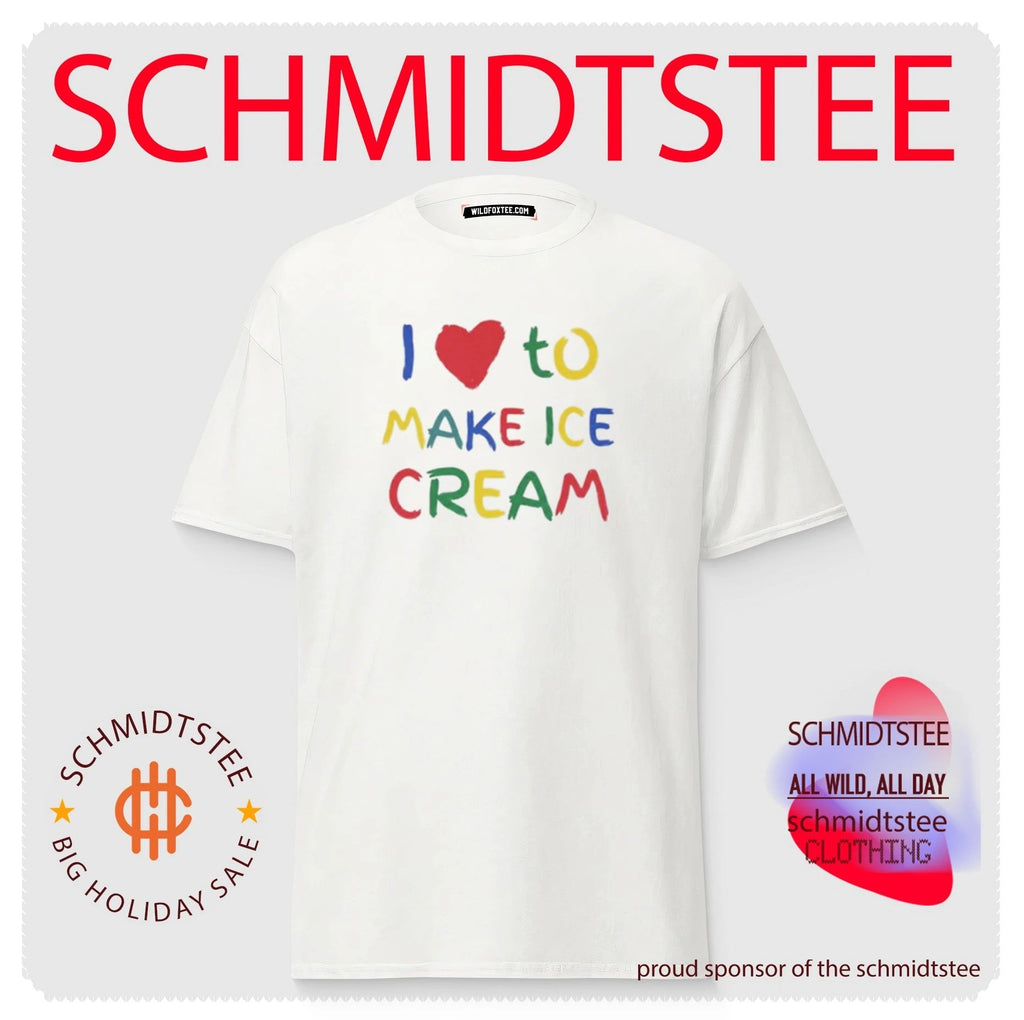I Love to Make Ice Cream dessert baking shirt