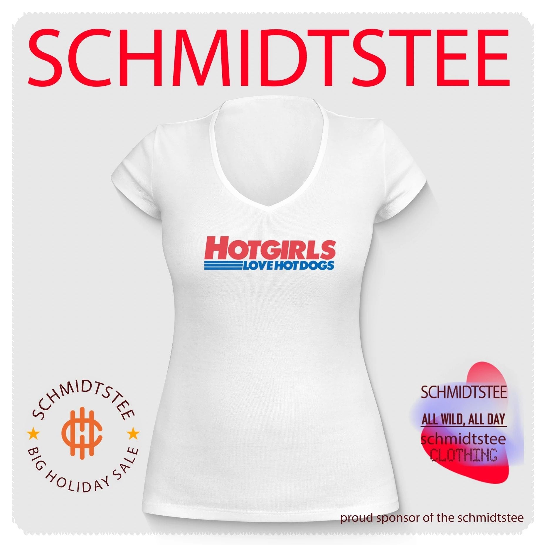Girls Love Hot Dogs Food Humor Slogan shirt