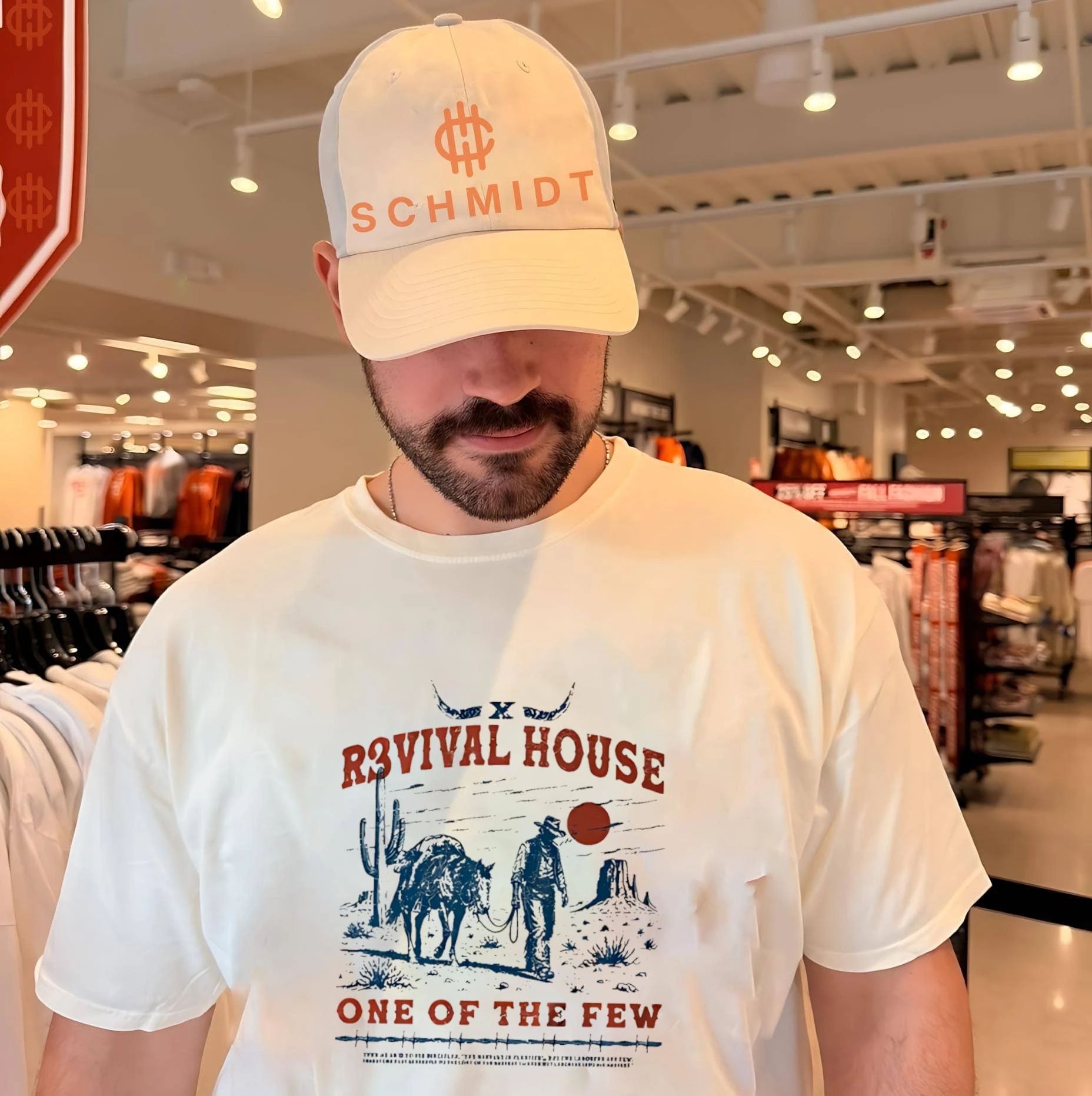 R3vival house one of the few vintage Western desert graphic shirt