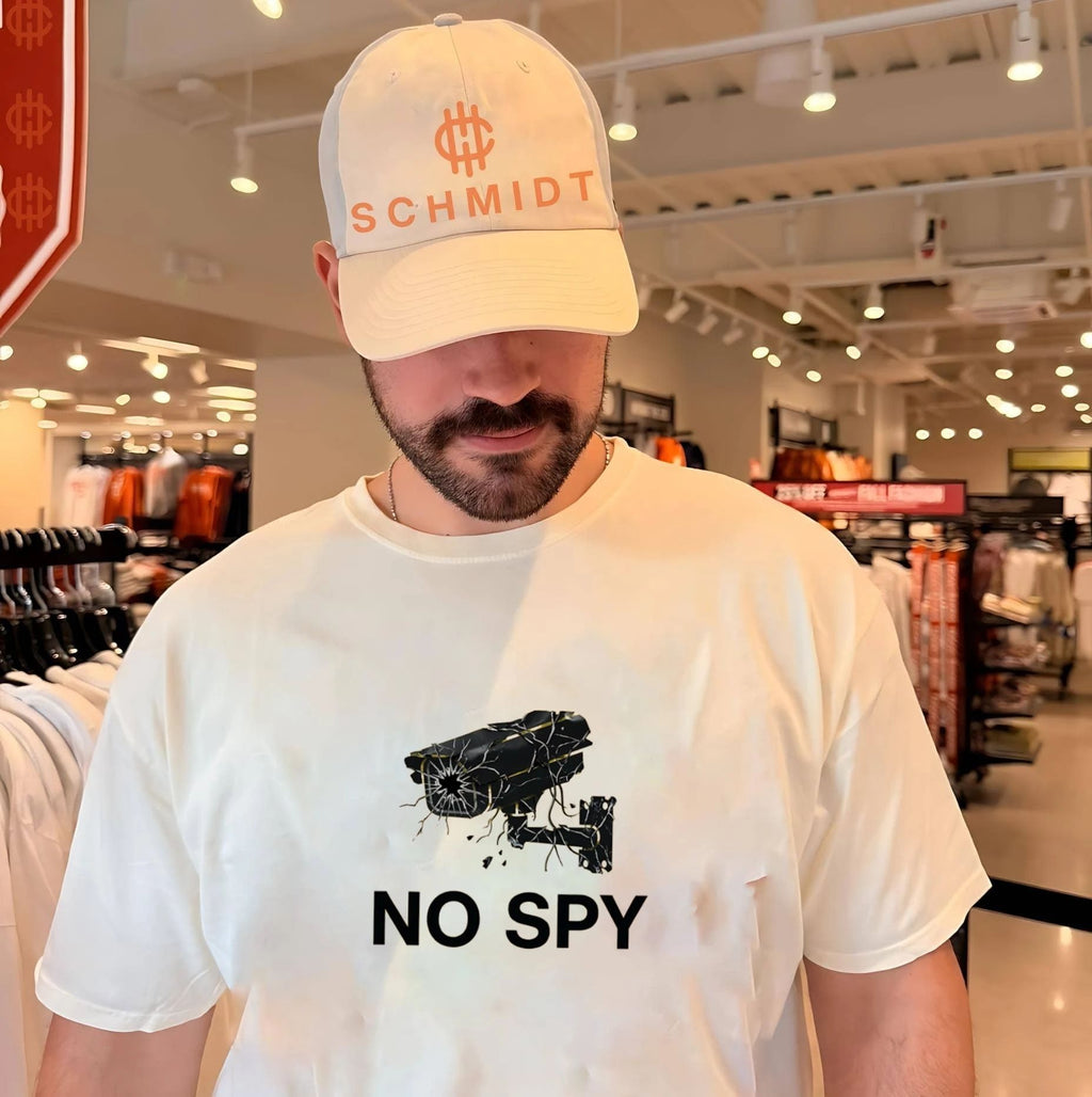 No Spy Surveillance Camera privacy anti-surveillance Gadsden flag shirt