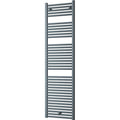Roma – Anthracite Heated Towel Rail – H1785mm x W500mm – Straight