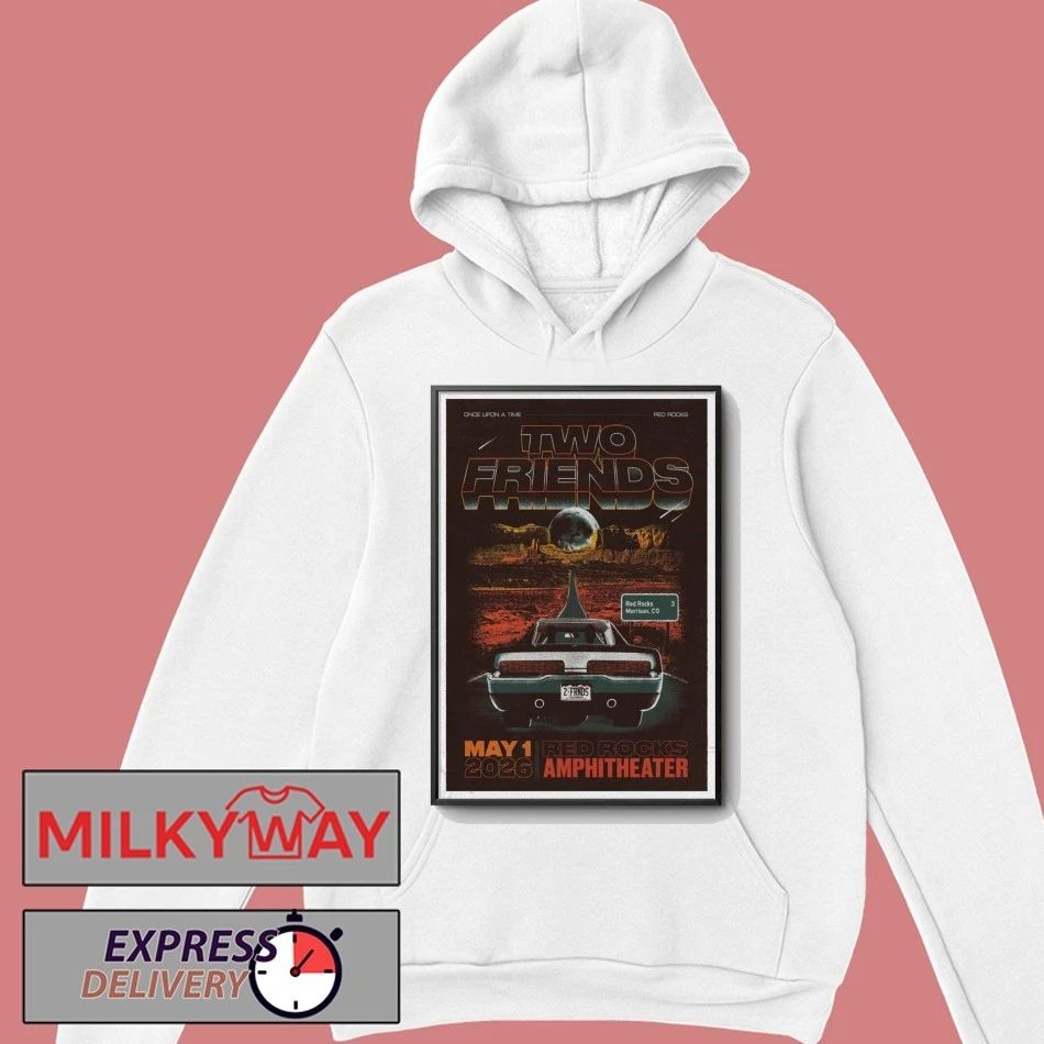 POSTER Two Friends Limited May 1 2026 Red Rocks Tour shirt