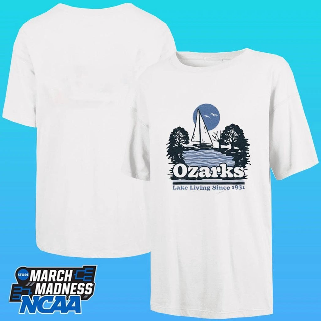 Ozarks Lake Living Since 1931 Blue Vintage Shirt