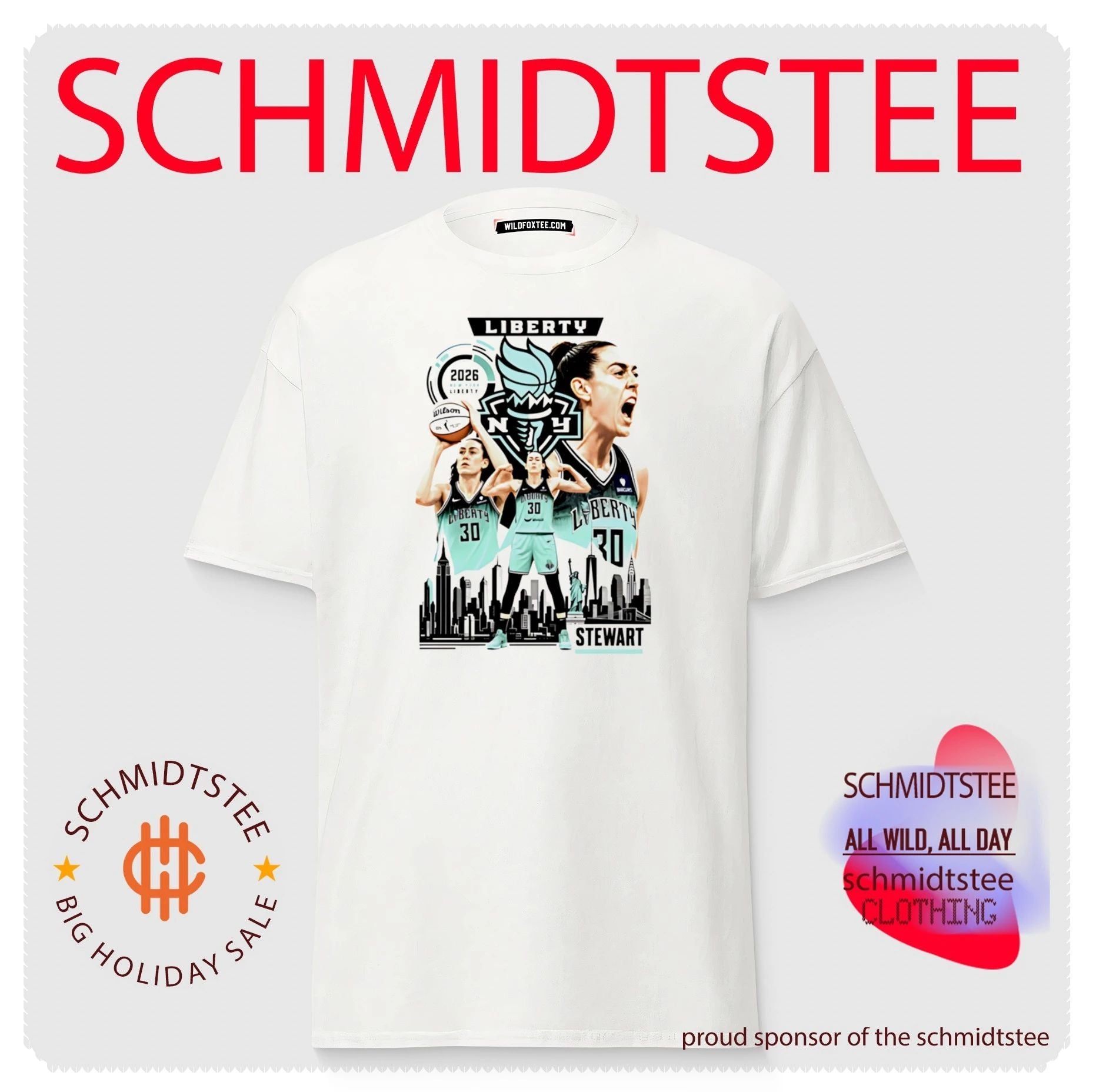 Breanna Stewart New York Liberty Skyline 2026 shirt