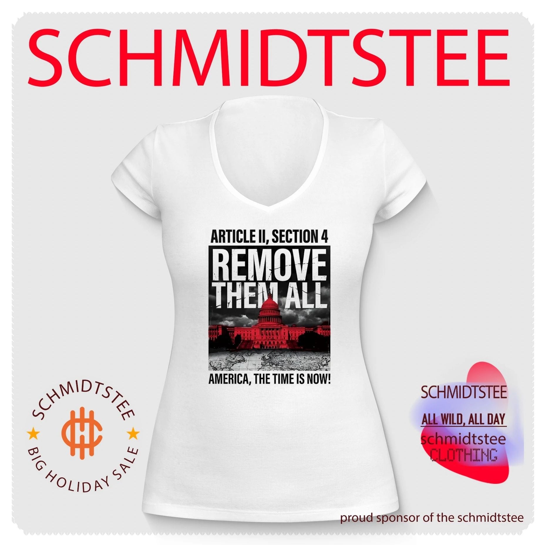 Article II Section 4 remove them all America the time is now political shirt